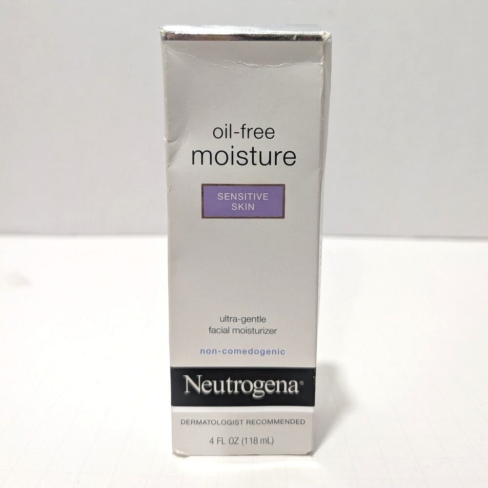 Neutrogena, Oil Free Moisture, Ultra-Gentle Face Moisturizer 4 oz. NOS